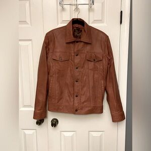 Men’s leather jacket size L